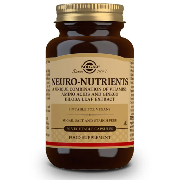Solgar Neuro Nutriments 60 Gélules - Batty Beauty