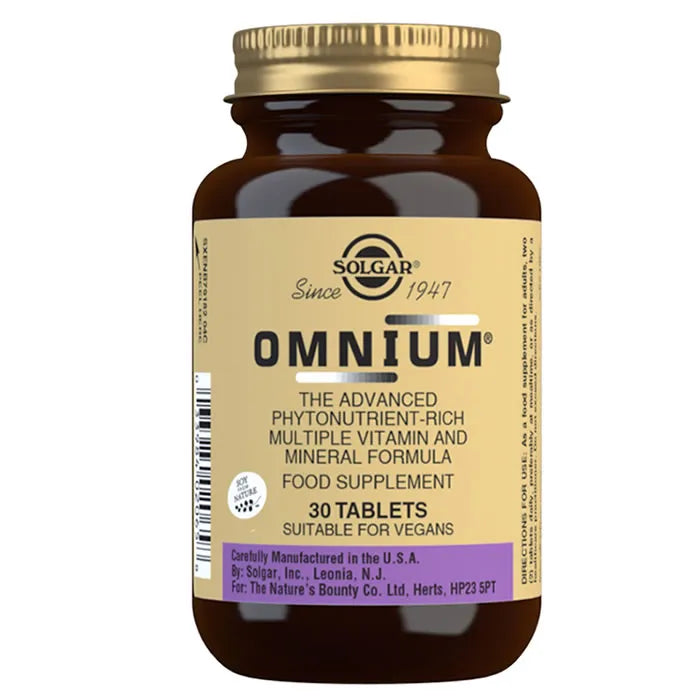 Solgar Omnium 30 Comprimés