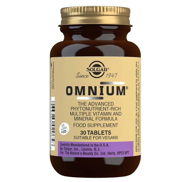 Solgar Omnium 30 Comprimés - Batty Beauty