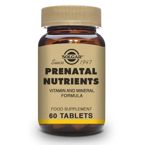 Solgar Prenatal Nutrients 60 Comprimés - Batty Beauty