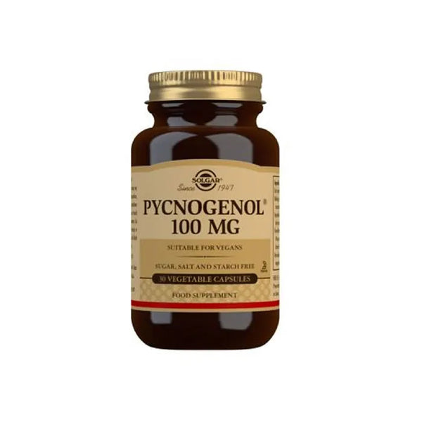 Solgar Pycnogenol 100mg 30 Gélules - Batty Beauty