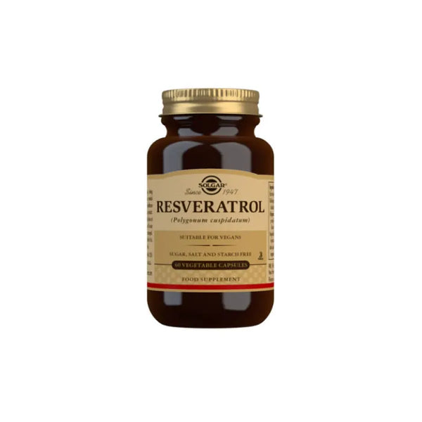 Solgar Resvératrol 100 mg 60 Gélules - Batty Beauty
