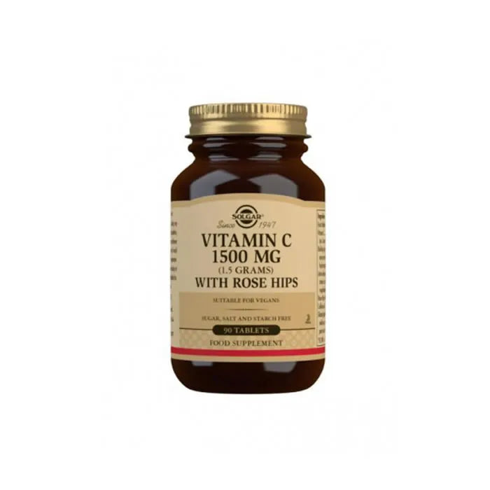 Solgar Vitamine C 90 Comprimés avec Églantier