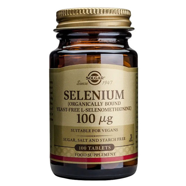 Solgar Selenium 100µg 100 Comprimés - Batty Beauty