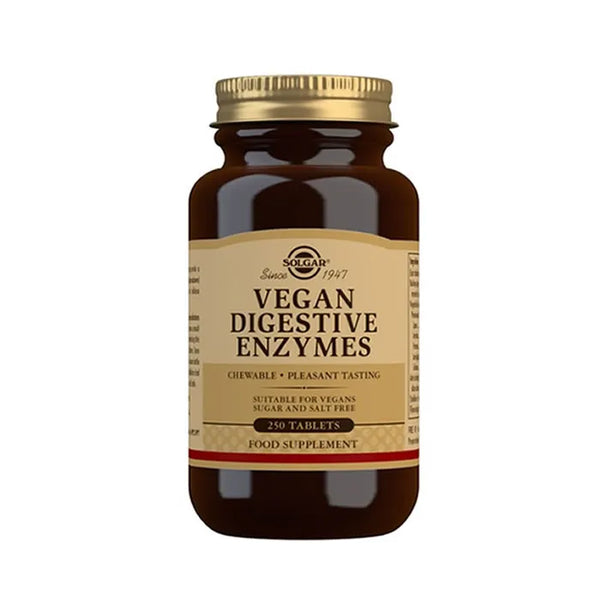 Solgar Enzymes Digestives Végétaliennes 250 Comprimés - Batty Beauty