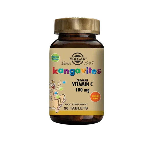Solgar Kangavites Vitamine C 100mg 90 Comprimés À Croquer - Batty Beauty