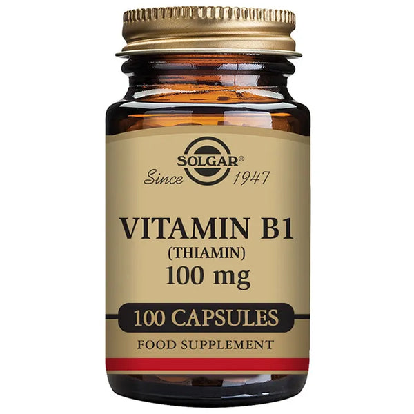Solgar Vitamine B1 100mg 100 Capsules - Batty Beauty