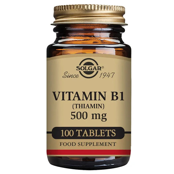 Solgar Vitamine B1 500mg 100 Capsules - Batty Beauty