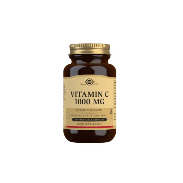 Solgar Vitamin C 1000 mg Vegetable Capsules - Pack of 100 - Batty Beauty