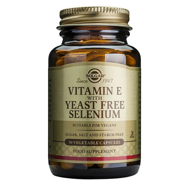 Solgar Vitamine E Avec Sélénium 50 Gélules - Batty Beauty