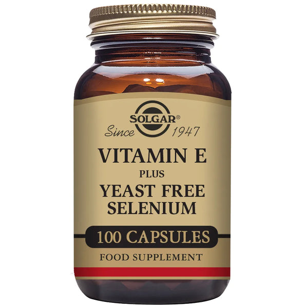 Solgar Vitamine E Avec Sélénium 100 Gélules - Batty Beauty