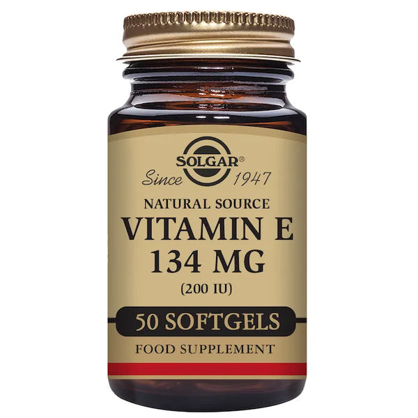 Solgar Vitamine E 134mg 200 IU 50 perles - Batty Beauty