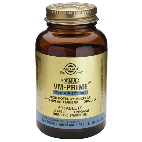 Solgar VM-Prime Adultes +50 60 Gélules - Batty Beauty