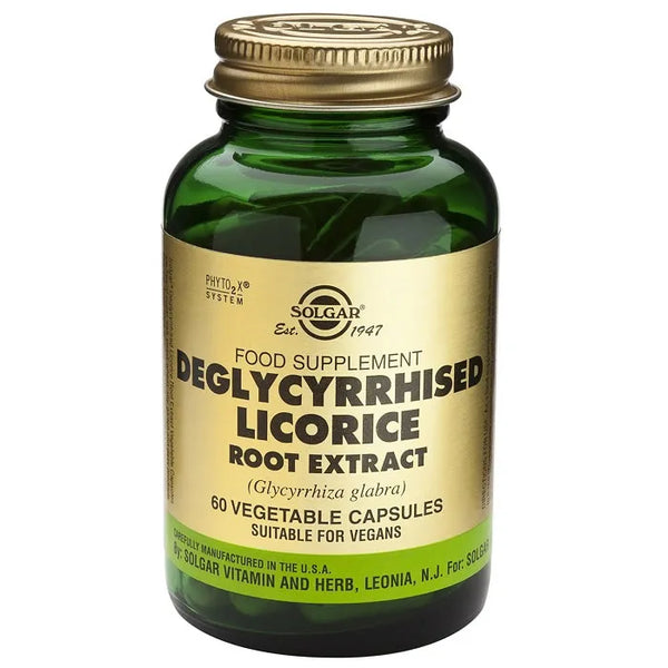 Solgar Spf Réglisse Deglycyrrhizinée 60 Gélules - Batty Beauty