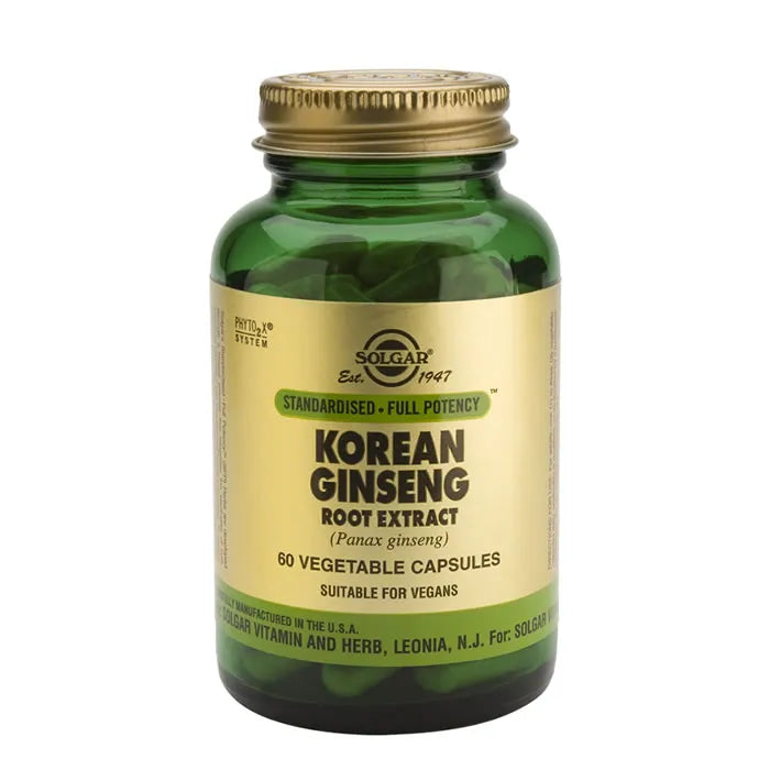 Solgar Spf Racine de Ginseng Coréen 60 Capsules
