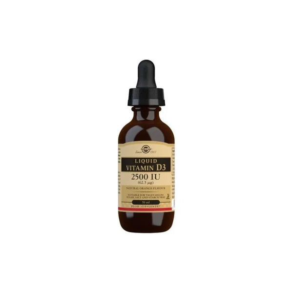 Solgar Vitamine D3 2500 ui (62,5 mcg) 59ml - Batty Beauty