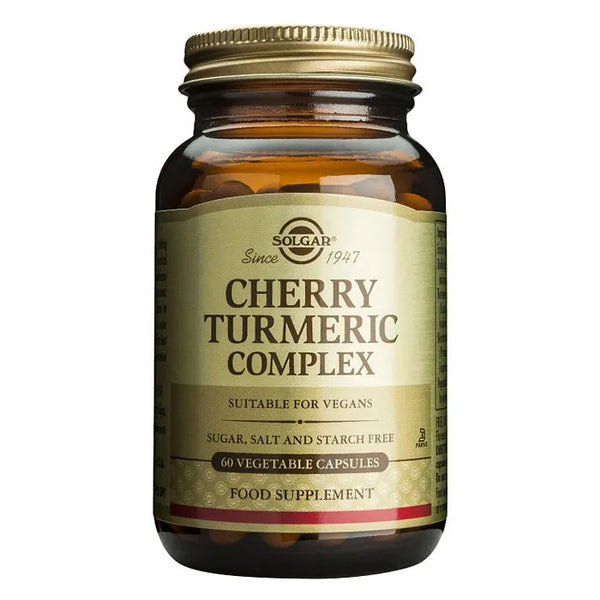 Solgar Complexe Cerise & Curcuma 60 Gélules - Batty Beauty