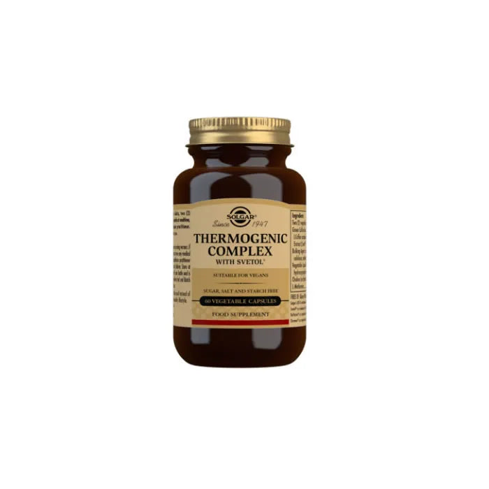 Solgar Thermogenic Complex with Svetol Vegetable Capsules - Pack de 60