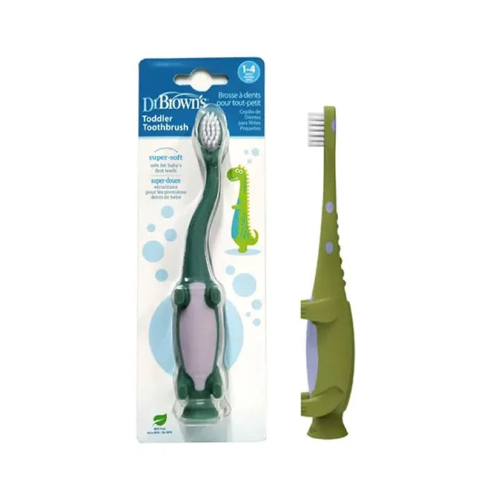 Dr. Brown'S Brosse à dents Dr. Brown's 1-4 ans Dinosaure