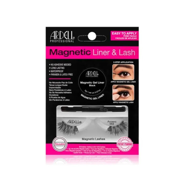Ardell Magnetic Liner & Lash False Eyelashes Accent 002 - Batty Beauty