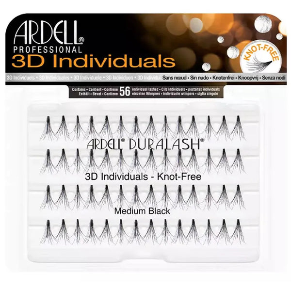 Ardell Faux Cils Individuels Position 3D Medium Black - Batty Beauty