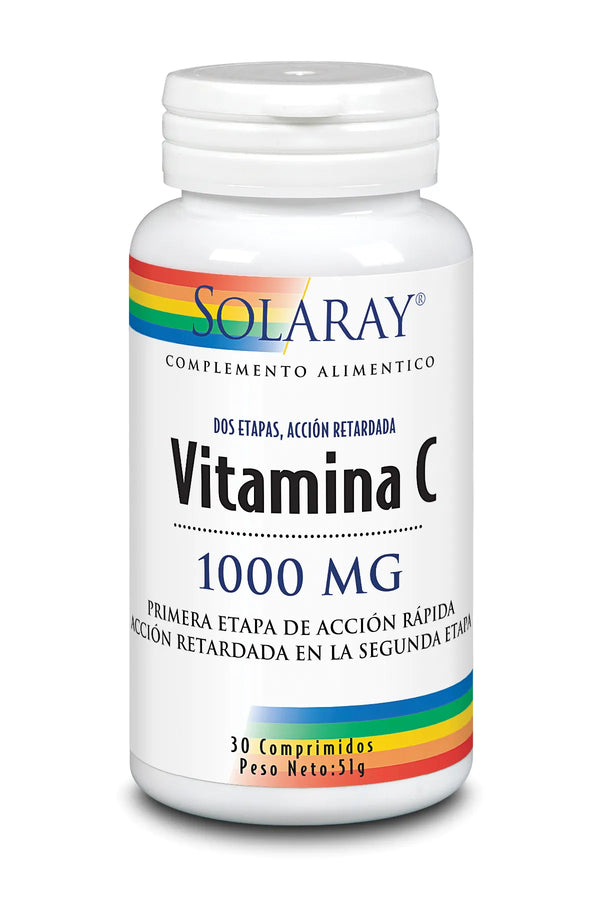 Solaray Vitamina C 1000 Mg 100 Tabletas - Batty Beauty
