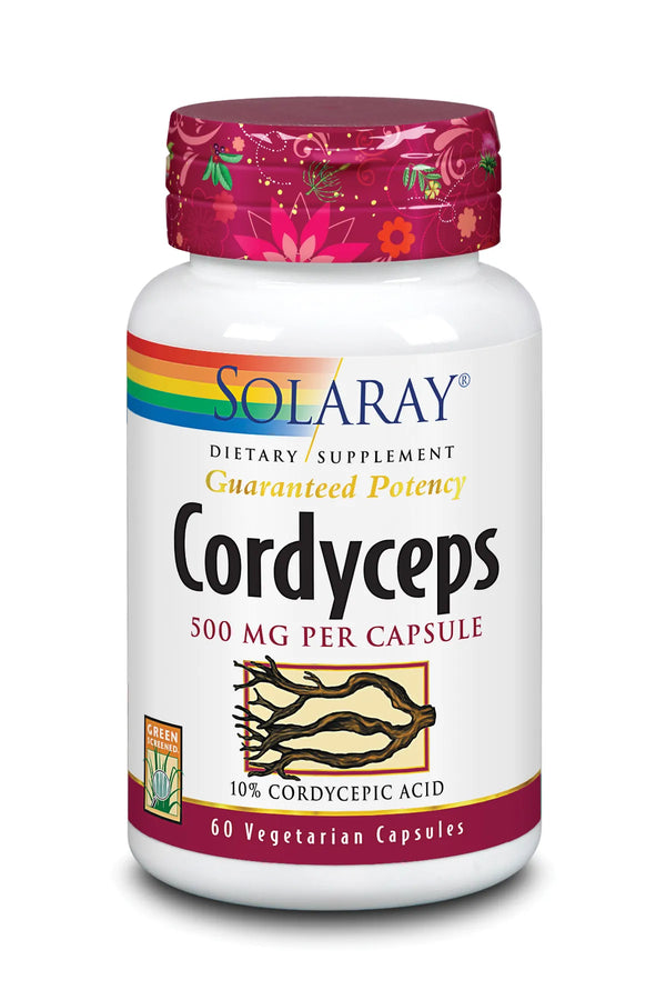 Solaray Cordyceps Extracto 500 Mg 60 Caps - Batty Beauty