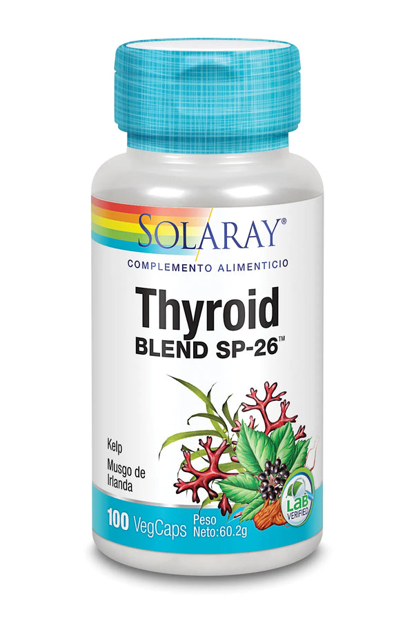 Solaray Thyroid Blend 100 Caps - Batty Beauty