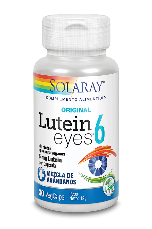 Solaray Lutein Eyes 6 Mg 30 Vcaps - Batty Beauty