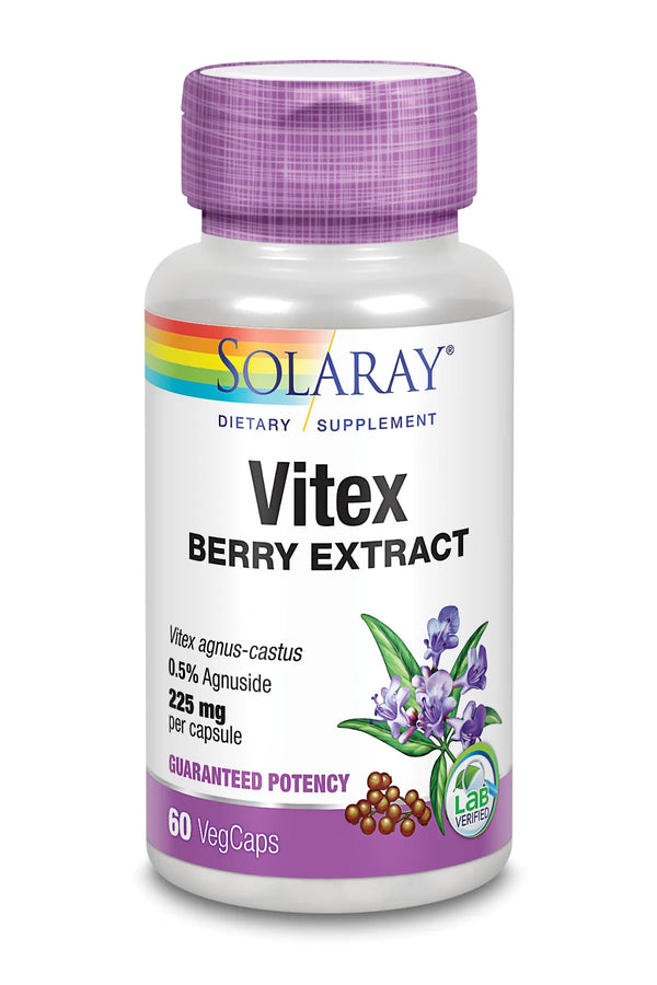 Solaray Vitex 60 Caps - Batty Beauty