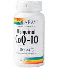 Solaray Coq10 Ubiquinol 100 Mg 30 Perlas - Batty Beauty