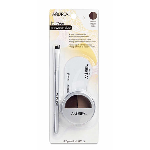 Eurostil Cejas Andrea Powder Duo Marron Medio 1un - EUROSTIL