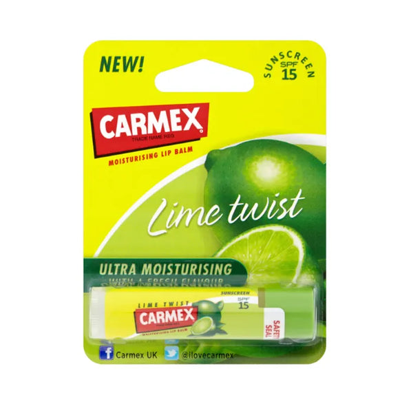 Carmex Lime Twist Stick 4.25g - Batty Beauty