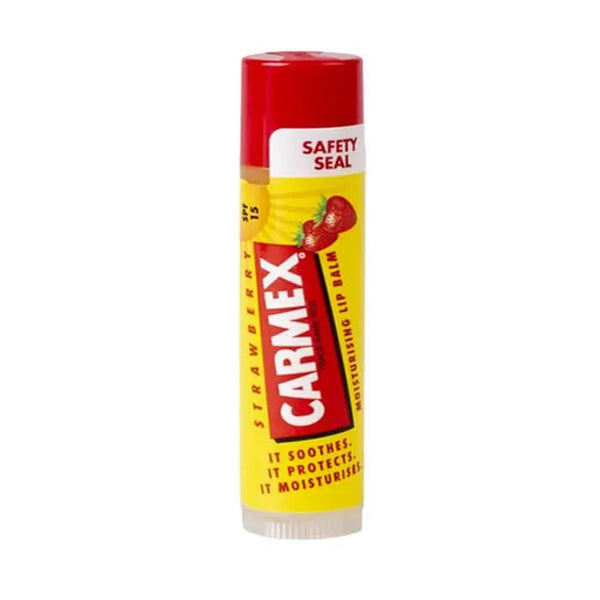 Carmex Strawberry Moisturising Lip Balm Spf15 - Batty Beauty