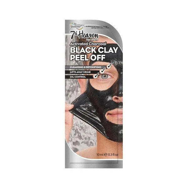 Montagne Jeunesse For Men Black Clay Peel-Off Mask