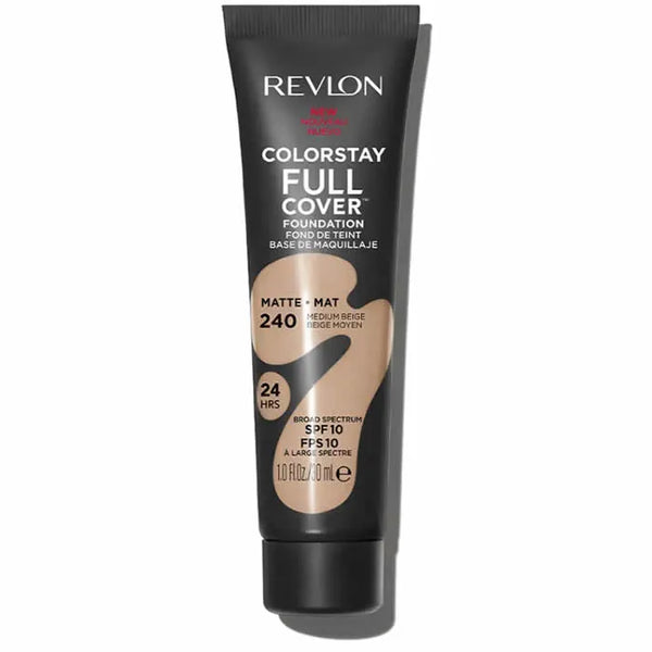 Revlon Colorstay Full Cover Foundation 240 Medium Beige 30ml - Batty Beauty