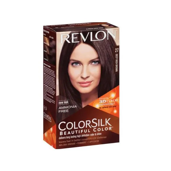 Revlon Colorsilk Sans Amoniaque 27 Deep Rich Brown