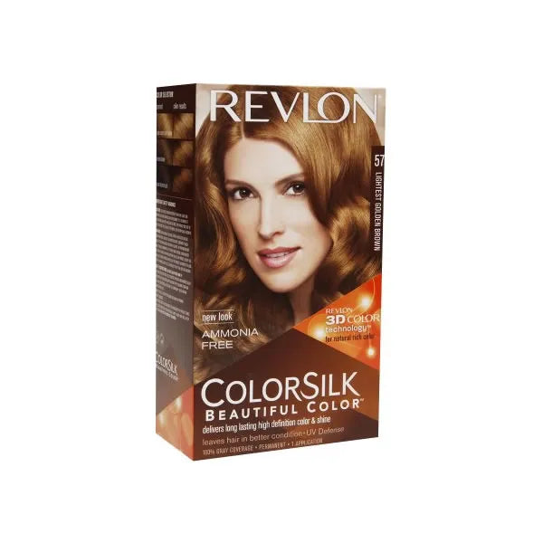 Revlon Colorsilk Sans Amoniaque 57 Lightest Golden Brown