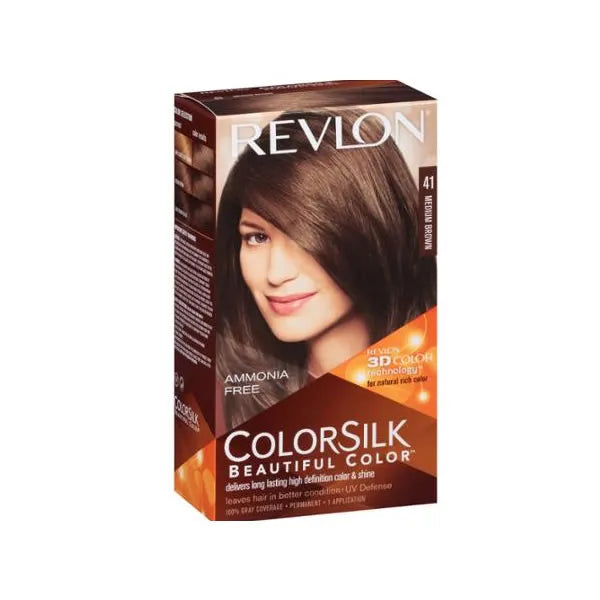 Revlon Colorsilk Sans Amoniaque 41 Medium Brown - REVLON