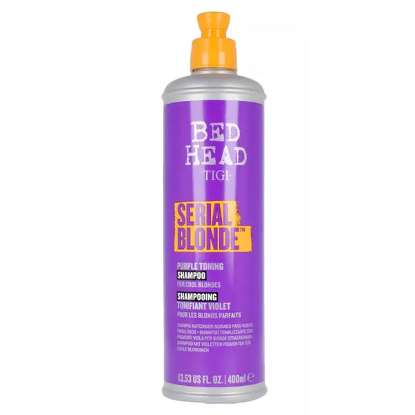 Tigi Bed Head Serial Blonde Purple Toning Shampoo 400ml - Batty Beauty