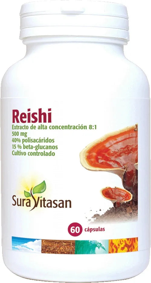 Sura Vitas Reishi 500 Mg 60 Vcaps - Batty Beauty