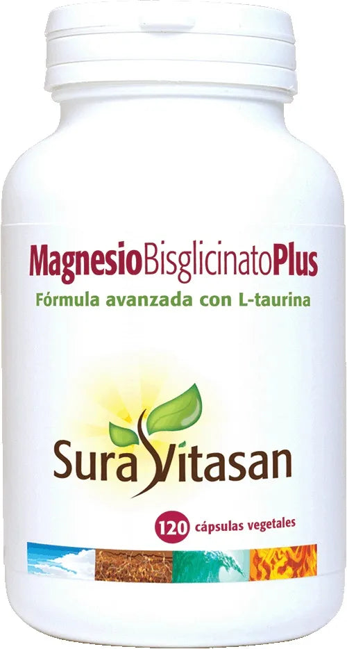 Sura Vitas Magnesio Bisglicinato Plus 120 Caps - Batty Beauty