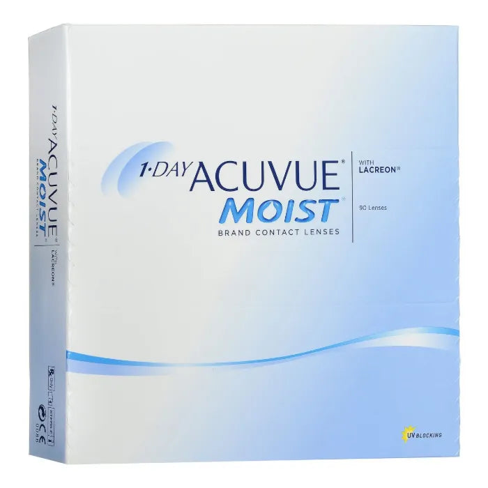 Acuvue Moist Lentilles De Contact Journalières -2.25 BC/8.5 90 Unités