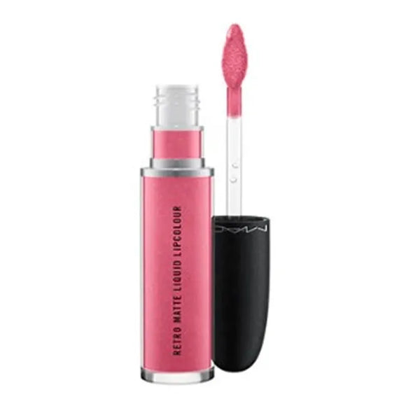 Mac Retro Matte Liquid Lipcolour Metallics Metallic Rose - Batty Beauty