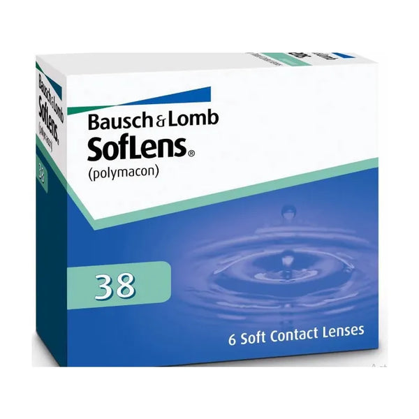 Soflens 38 Tinted Lenses Visibility -2.25 BC/87 6 Units - Batty Beauty