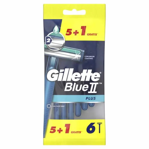 Gillette Blue II Plus 6 Unités - Batty Beauty