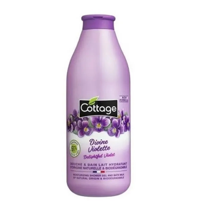 Cottage Divine Violette Douche & Bain Lait Hydratant