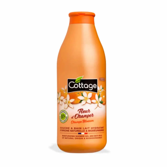 Cottage Moisturizing Shower Gel And Bath Milk Fleur D'Oranger