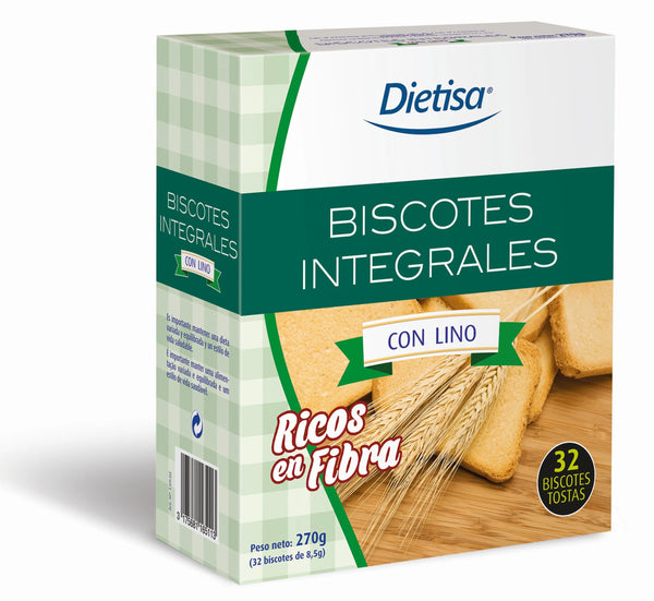 Dietisa Biscotes De Lino 32 Uds 270 Gramos - Batty Beauty