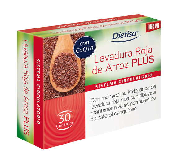 Dietisa Levadura Roja De Arroz Plus 30 Caps - Batty Beauty